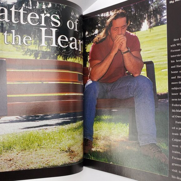 WCW Wrestling Magazine VTG 1999 Sting Bret Hitman Hart Goldberg Fall Brawl 90s - Picture 4 of 10